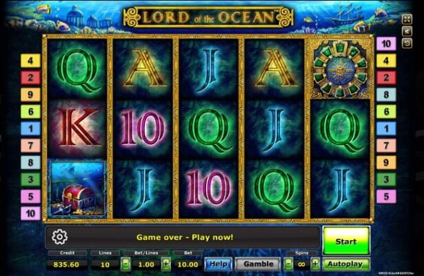 lord of the ocean slot